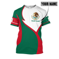 Mexico Hoodie Perionalized 3D All Over Printed Hoodie Shirts