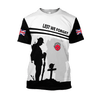 Lest we forget old man UK veteran 3D printed shirts