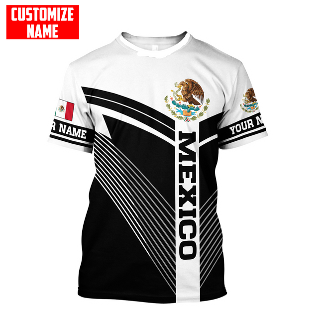 Personalized Name Mexico Combo T-shirt and Short 3D All Over Printed