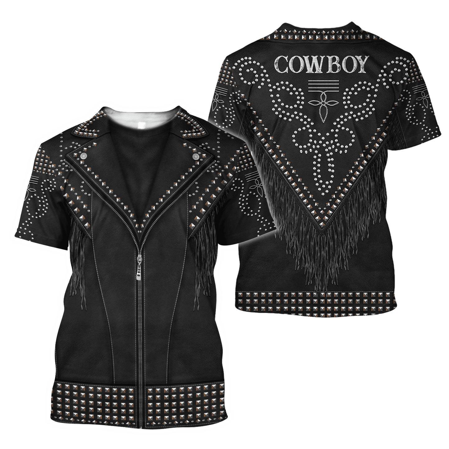 Native Cowboy Jacket No22 Cosplay 3D Over Printed Unisex Deluxe Hoodie ML