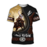 Personalized Name Bull Riding 3D All Over Printed Unisex Shirts Yellow Ver2