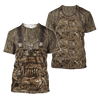 Deer Hunting Personalized Name 3D All Over Printed Shirts