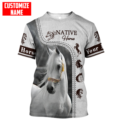 Customized Name Native American 3D All Over Printed Shirts for Women