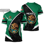Persionalized Mexico 3D All Over Printed Unisex Hoodie