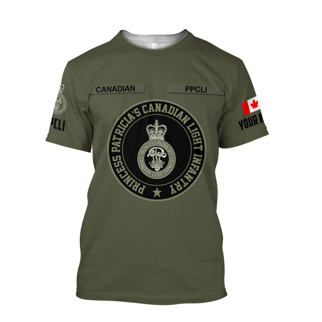 Custom Name XT Canadian Veteran PPCLI 3D Printed Clothes DA07042105