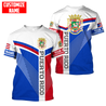 Customize Name Puerto Rico Combo T-Shirt And Board Short