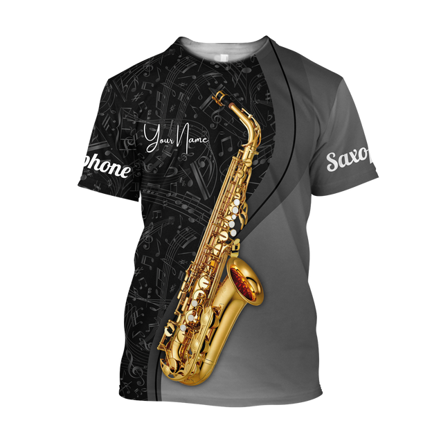 Personalized Saxophone 3D All Over Printed Unisex Shirts TN