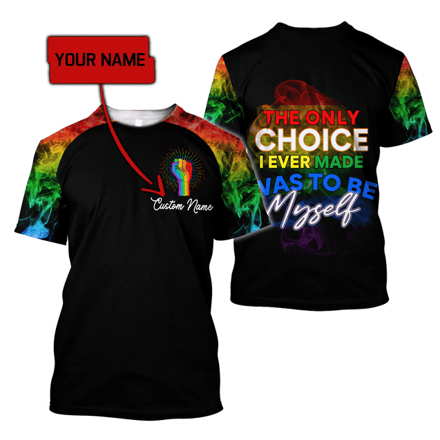 Customize Name LGBT Pride Hoodie For Men And Women DD20052103