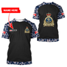 Personalized Name XT Canadian Navy 3D All Over Printed Shirts PD29032101