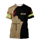 Customize Name Firefighter 3D All Printed Hoodie For Men And Women MH08012001