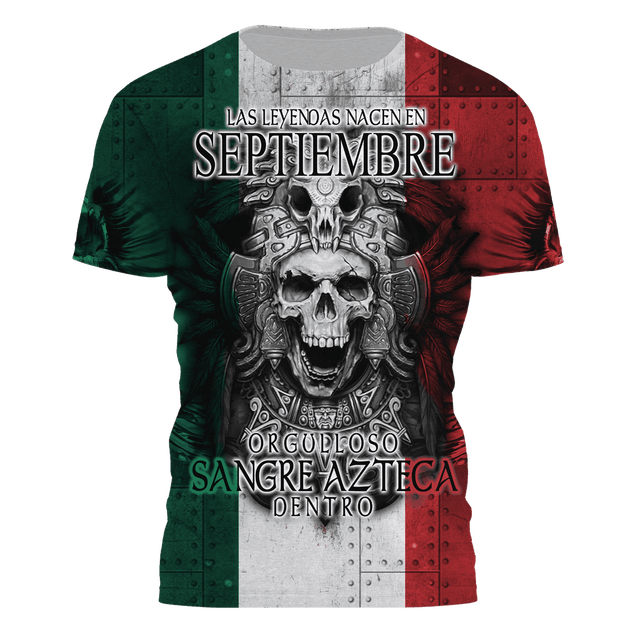 Aztec Mexican 3D All Over Printed Unisex Shirts