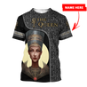 Custom name The Queen Ancient Egypt 3D design print shirts