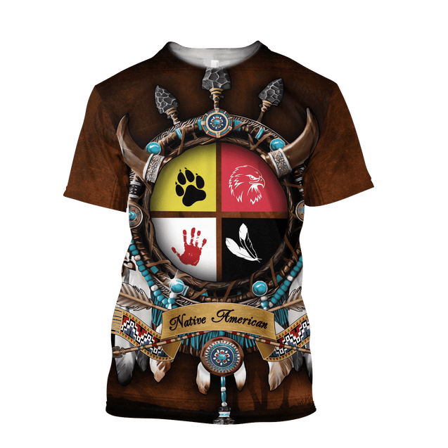 Native American 3D All Over Printed Unisex Shirts