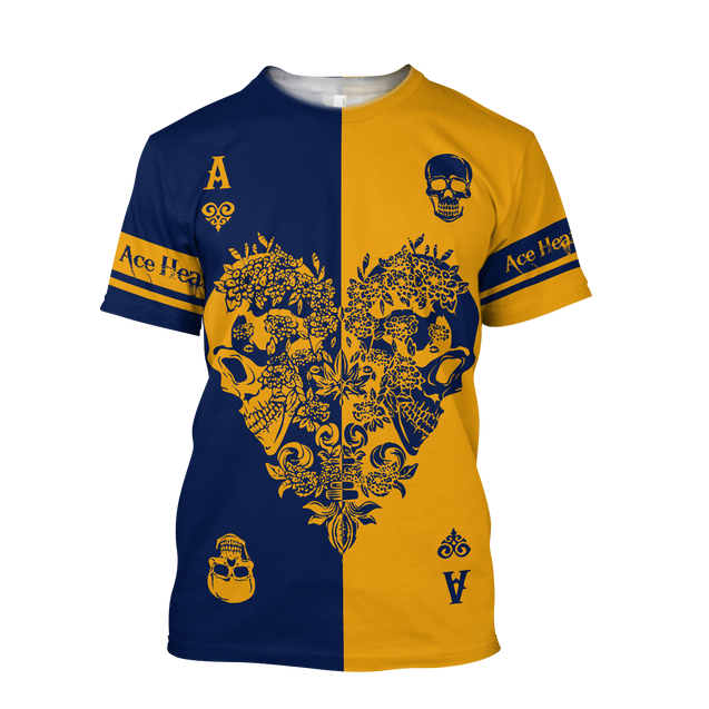 Ace Heart 3D All Over Printed Unisex Shirts