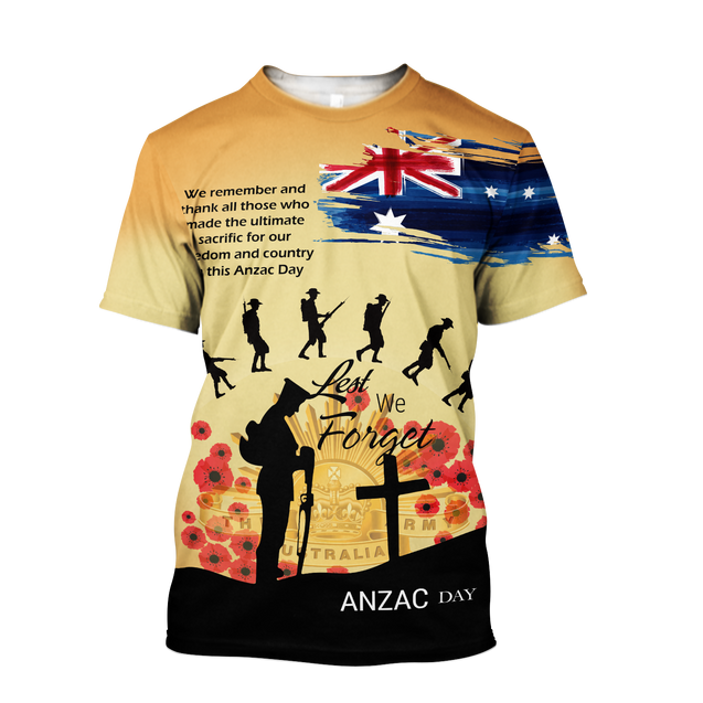 Premium Unisex Hoodie Remember Anzac Day ML