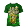 Irish Harp 3D All Over Printed Shirts For Men and Women