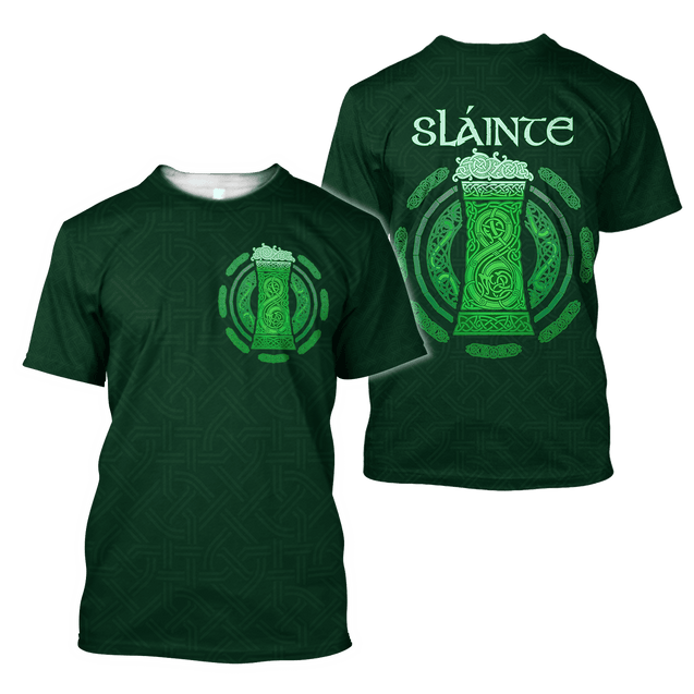 Irish Saint Patrick's Day 3D Printed Unisex Shirts TN