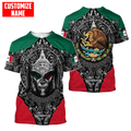 Personalized Name Aztec Mexican 3D All Over Printed Unisex Shirts