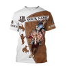 Personalized Name Rodeo 3D All Over Printed Unisex Shirts Bucking Horse Ver 2