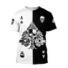 Ace Spade Skull Gothic Art 3D All Over Printed Unisex Shirts