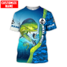 Custom name Mahi mahi fishing Team Billfish 3D Design Printed Shirts