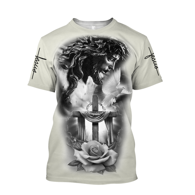 Premium Christian Jesus 3D All Over Printed Unisex Shirts