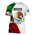 Mexico 3D All Over Printed Unisex Shirts