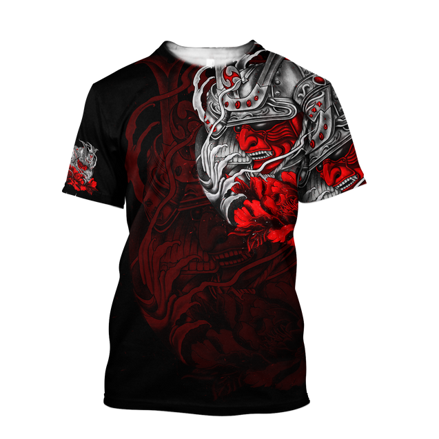 Premium 3D Printed Samurai Tattoo Shirts MEI