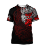 Premium 3D Printed Samurai Tattoo Shirts MEI