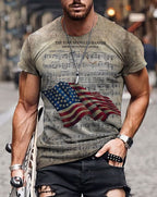 American National Anthem 3D All Over Printed Unisex Shirts