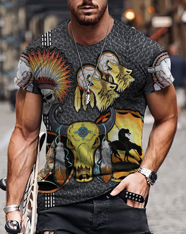 Native American 3D All Over Printed Unisex Shirts