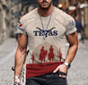 Customized Name Texas All Over Printed Unisex Shirts