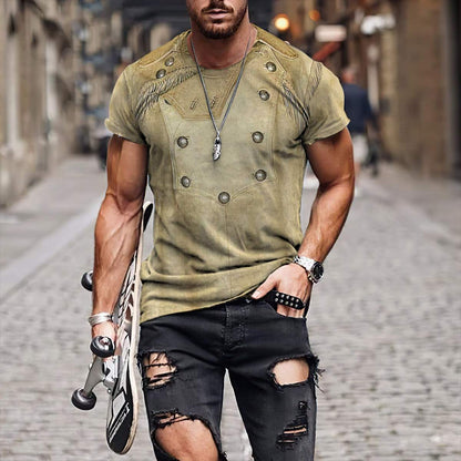 Native Cowboy Jacket No30 Cosplay 3D Over Printed Unisex Deluxe Hoodie ML