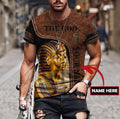 Custom name Pharaoh The God Ancient Egypt 3D design print shirts