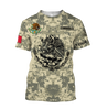 Personalized Mexican Army 3D All Over Printed Shirts