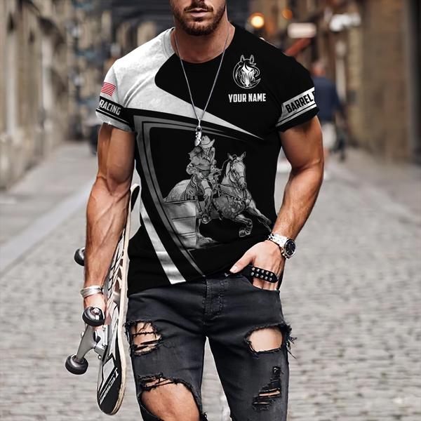 Personalized Barrel Racing 3D All Over Printed Hoodie