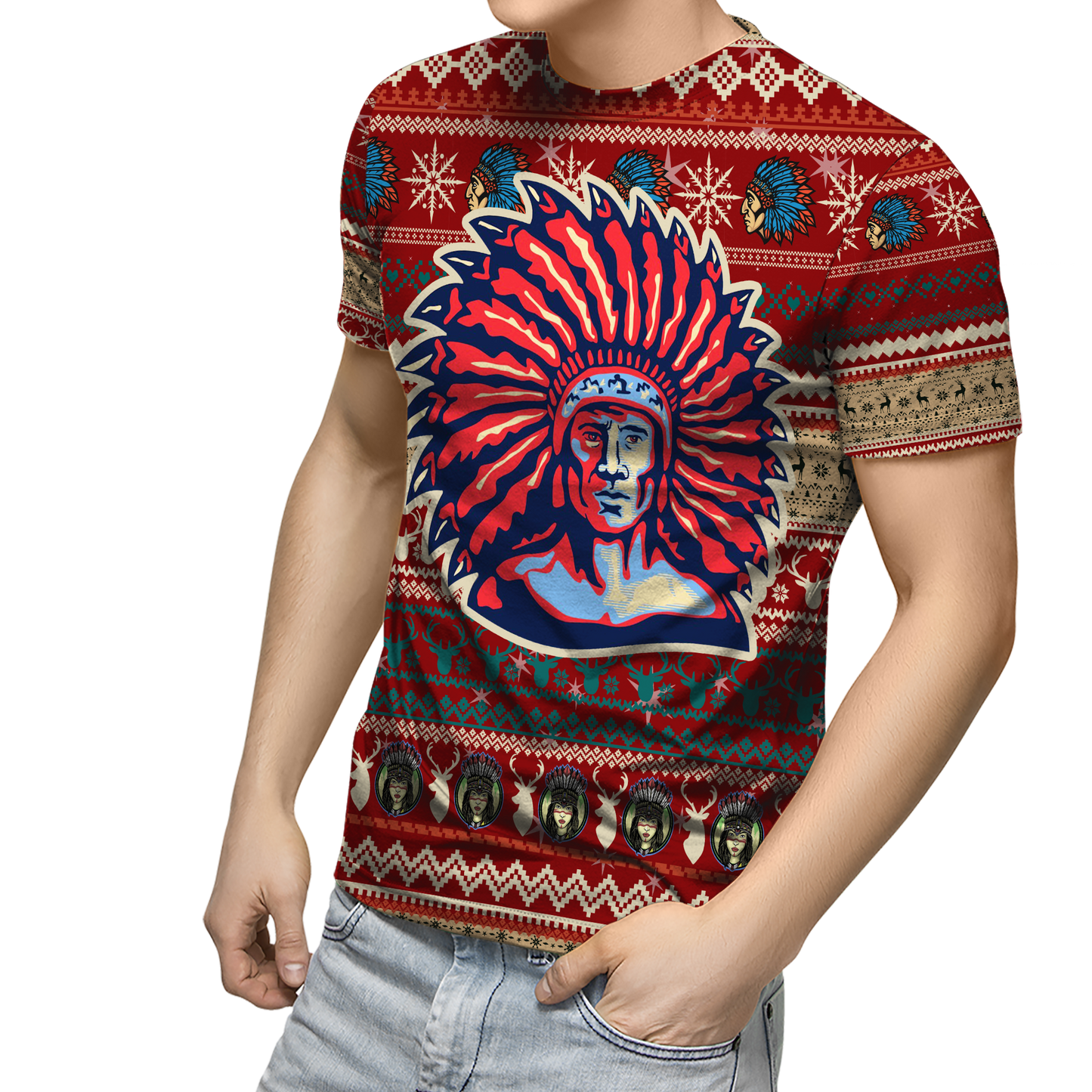 Native American 3D All Over Printed Unisex Shirts