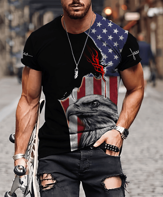 One Nation Under God 3D All Over Printed Unisex Shirts