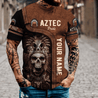 Personalized Name Aztec Pride 3D All Over Printed Hoodie DQB19042101