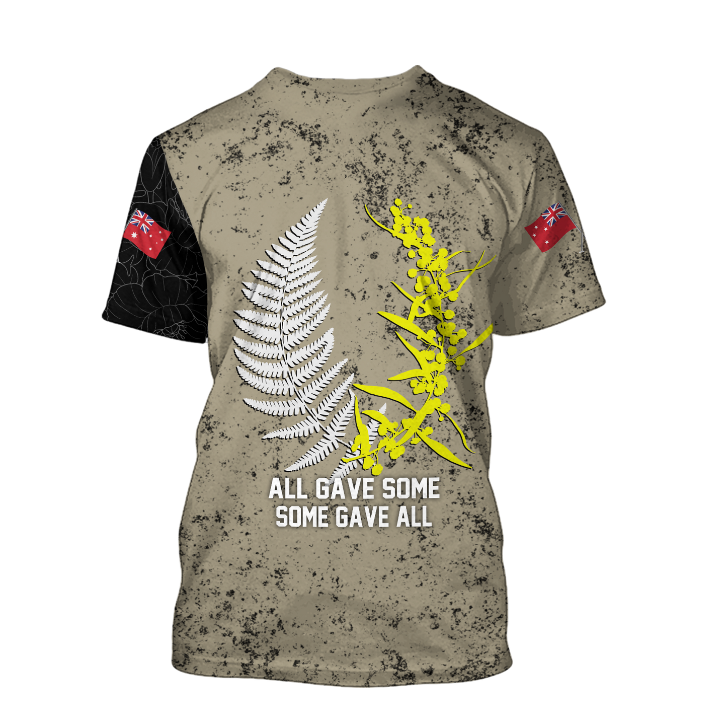Anzac day in my heart Australia and Kiwi Veteran 3D print shirt