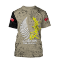 Anzac day in my heart Australia and Kiwi Veteran 3D print shirt