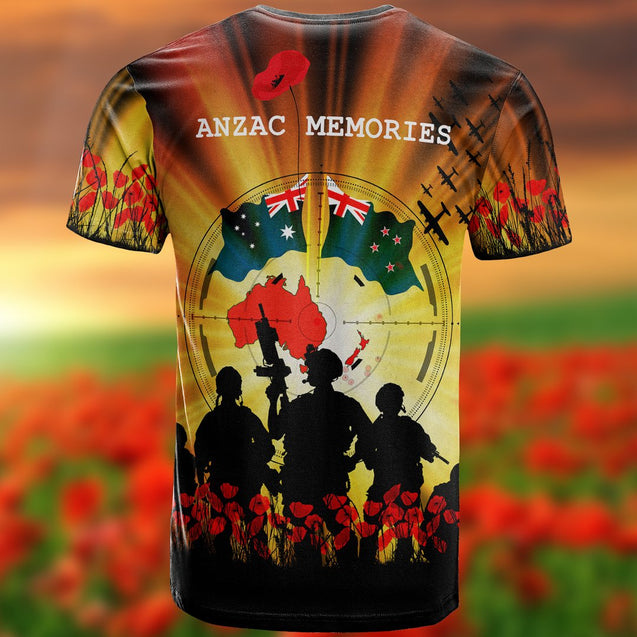 Premium Anzac Day New Zealand And Australia 3D Printed Unisex Shirts TN