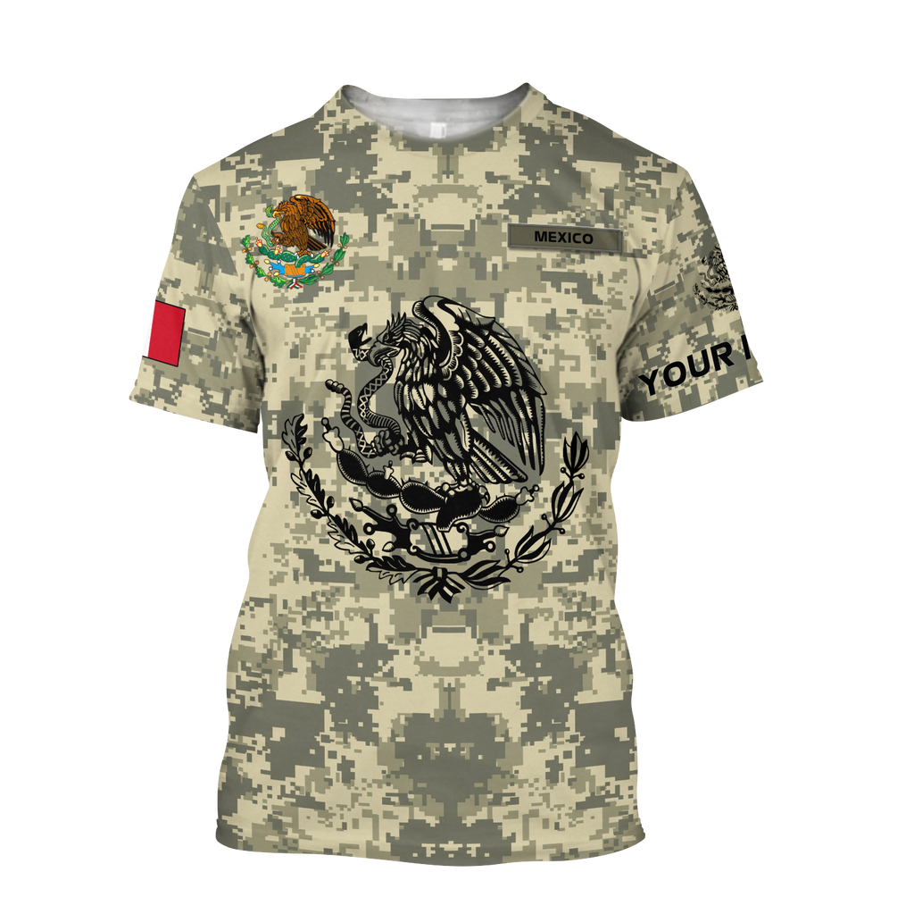 Personalized Mexican Army 3D All Over Printed Hoodies