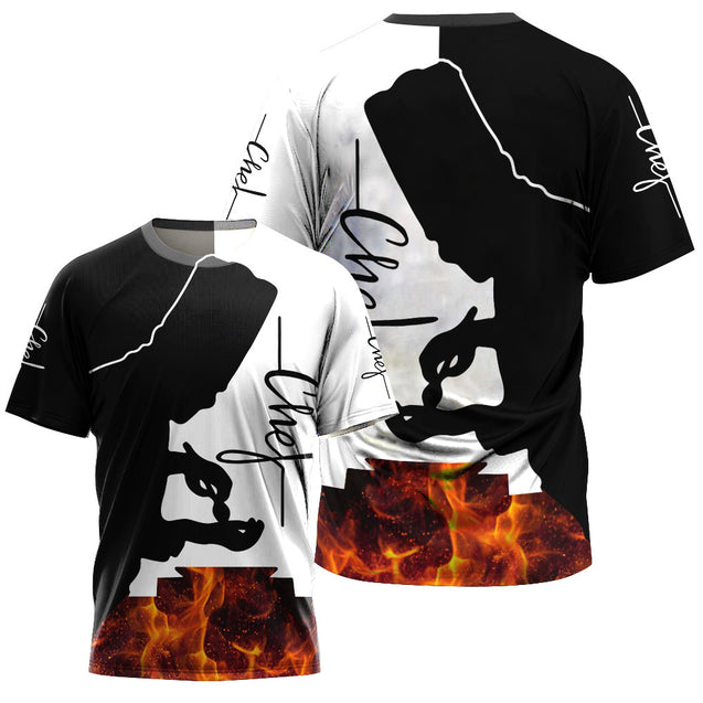 Master Chef 3D All Over Printed Unisex Shirts