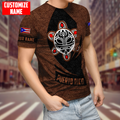 Customize Name Taino Tattoo Puerto Rico 3D All Over Printed Unisex Shirts