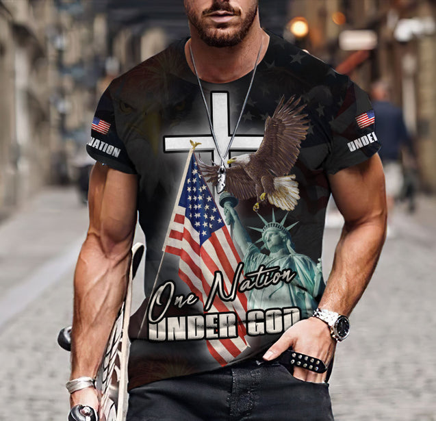 American 3D All Over Printed Unisex Shirts