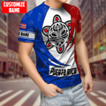 Customize Name Taino Tattoo Puerto Rico 3D All Over Printed Unisex Shirts