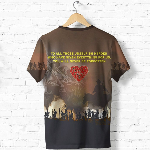 Premium Anzac Day Keep The Spirit Alive 3D Printed Unisex Shirts TN