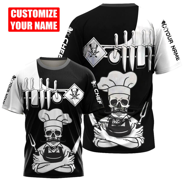 Custom Name Master Chef 3D All Over Printed Unisex Shirts