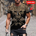 Skull Head Fishing Camo 3D design print shirts